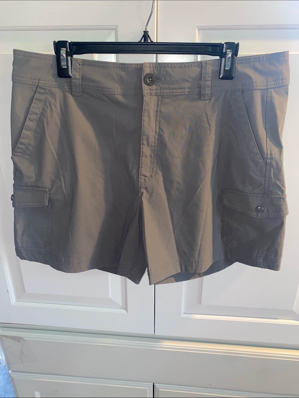 Eddie Bauer Gray Cargo Shorts